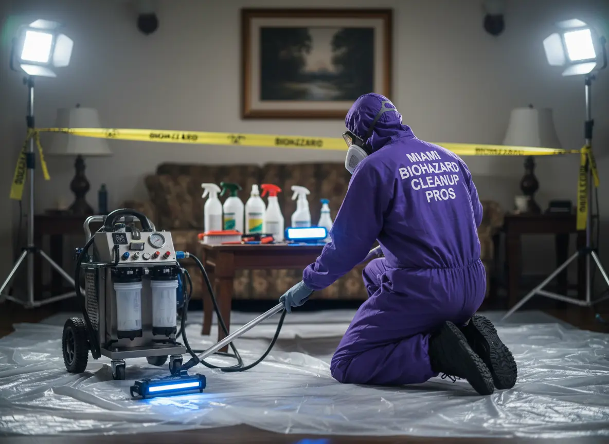 Homicide Scene Decontamination in Miami, FL