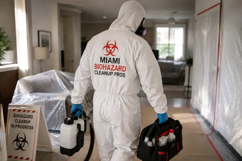Crime Scene and Biohazard Cleanup in Hallandale Beach, FL: What to Expect