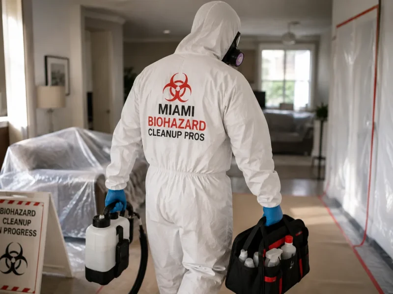 Crime Scene and Biohazard Cleanup in Hallandale Beach, FL: What to Expect