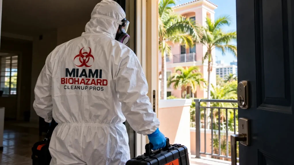 Unattended Death Cleanup in Miami, FL: What Happens After the Body Is Removed